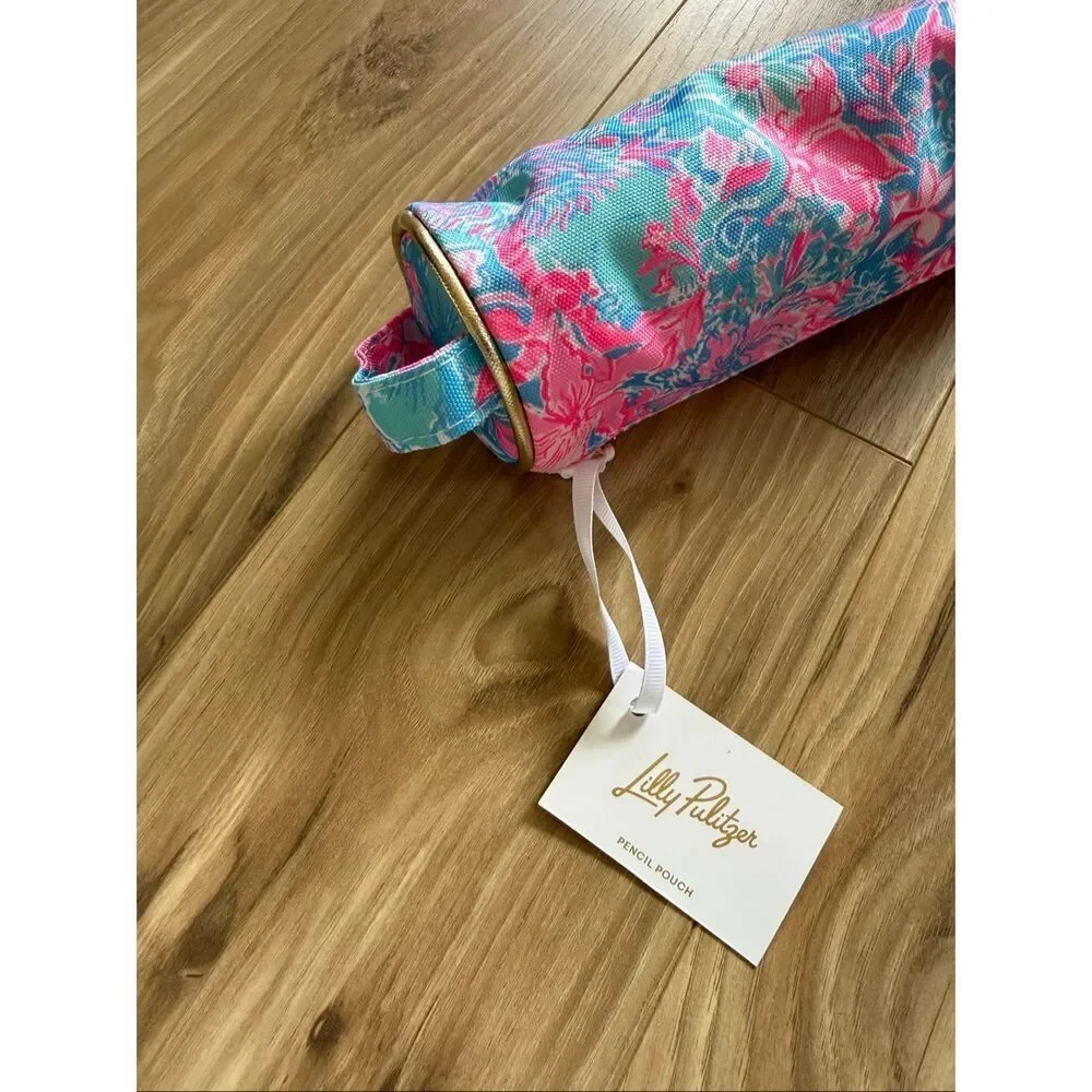 NWT Lilly Pulitzer PENCIL POUCH | VIVA LA LILLY Organizer